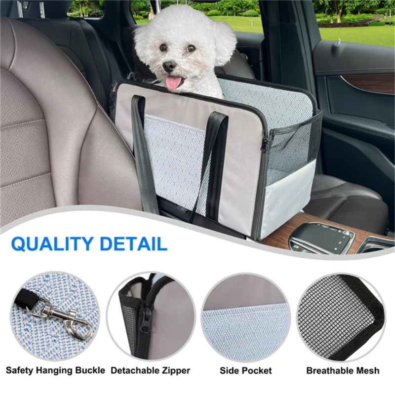 

Portable Cat Dogs Bed Travel Car Central Control Safety Pet Transport Travel Dogs Carriers Protector for Small DropShip