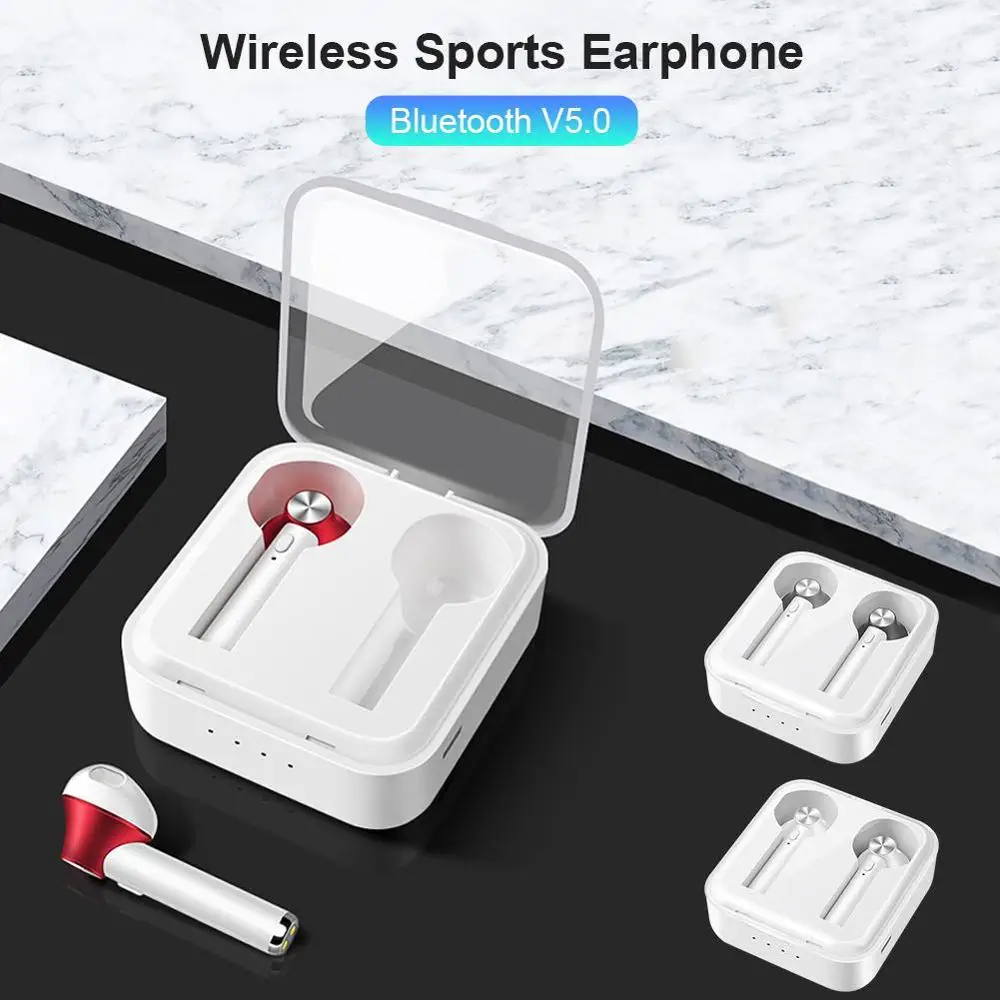

D018 TWS Bluetooth 5.0 Headset Wireless Sports Earphone Automatic Pairing 3D Stereo earphone