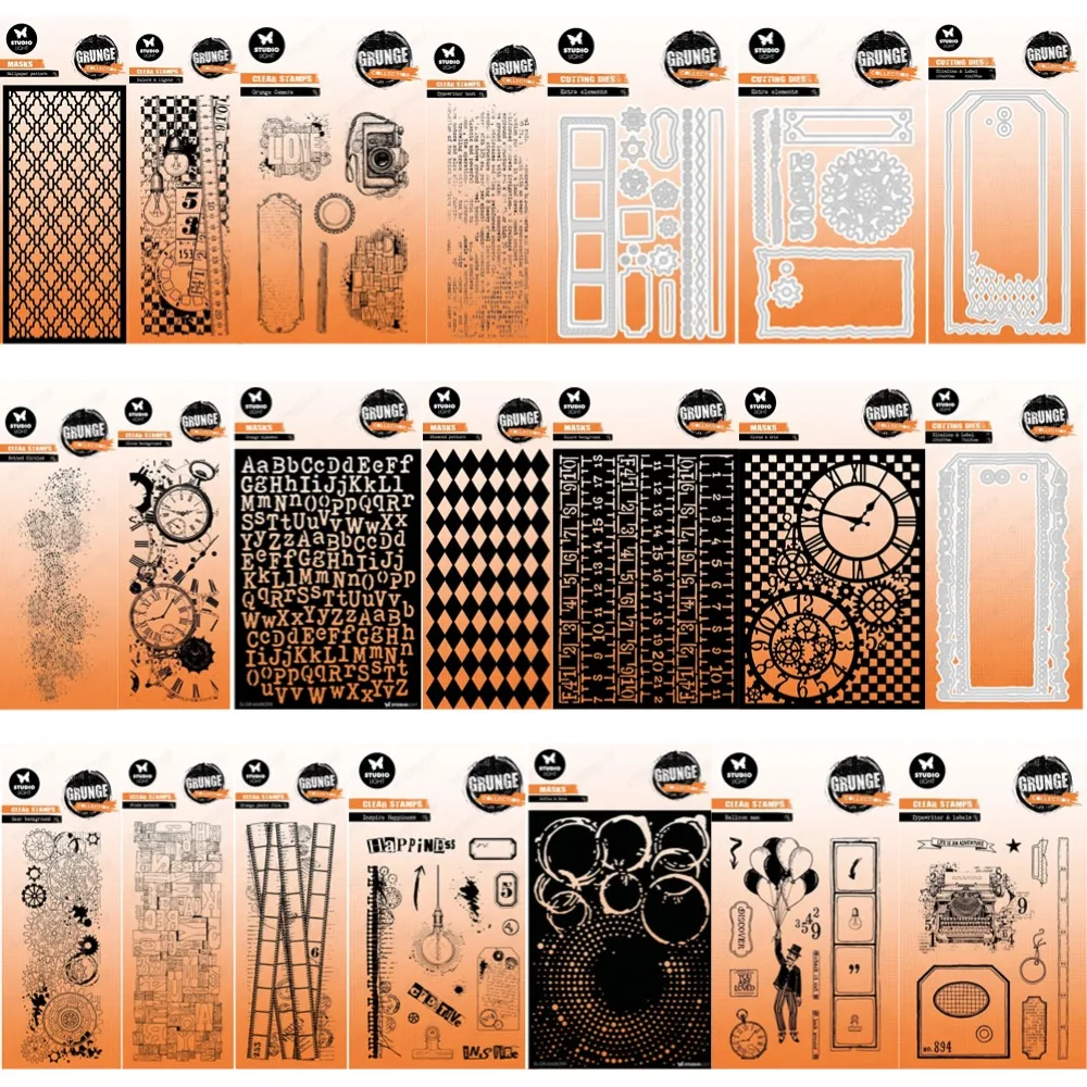 Металлические трафареты для скрапбукинга