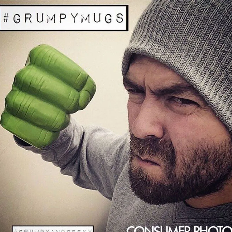 Модуль с большой вместительностью-тапочки в виде персонажа аниме кулак Халка