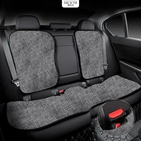 men womens car seat cover front or rear flax seat protect cushion automobile seat cushion protector pad car covers mat protect
