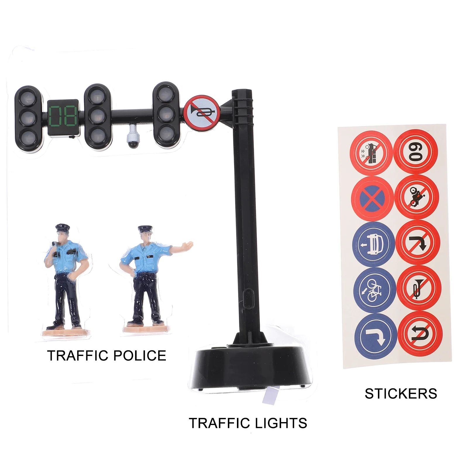 

Children Traffic Light Toy Mini Road Traffic Sign Educational Model Signal Toy