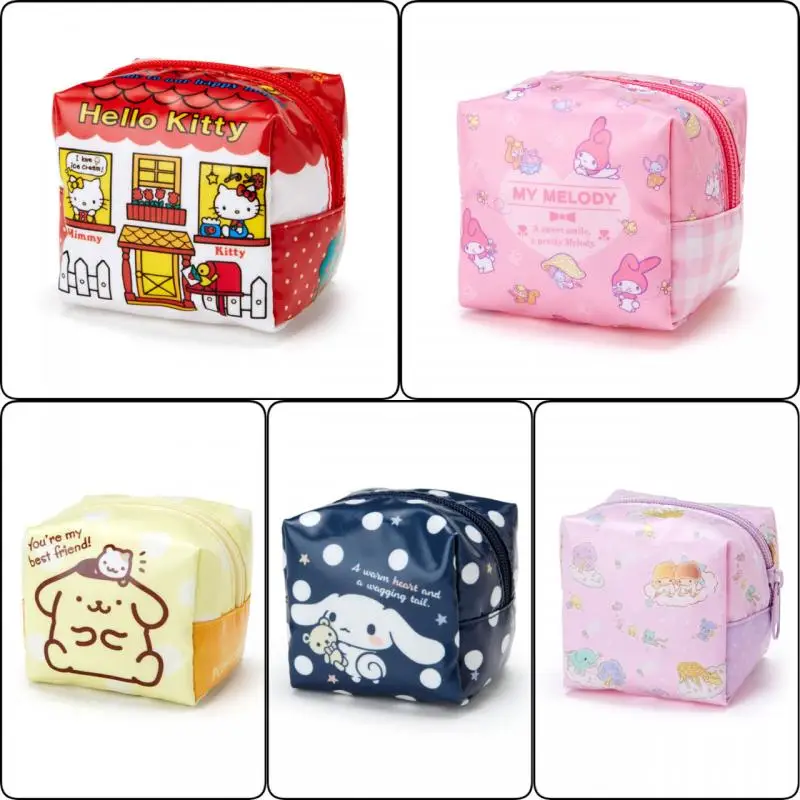 

Kawaii Sanrio My Melody Hello Kitty Cinnamoroll Cartoon Wallet Madam Coin Purse Storage Bag Cosmetic Bag Girl Birthday Gift