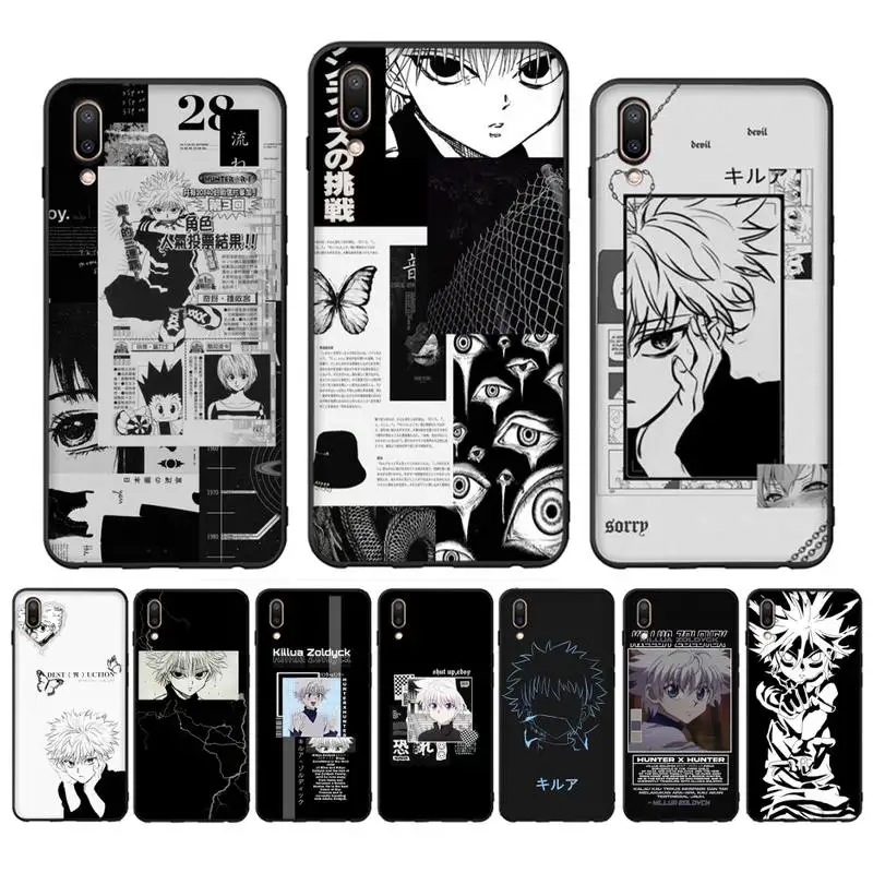 

Hunter X Hunter Killua Zoldyck Anime Phone Case For Oppo Reno Realme C3 6Pro For vivo Y91C Y17 Y19 Capa
