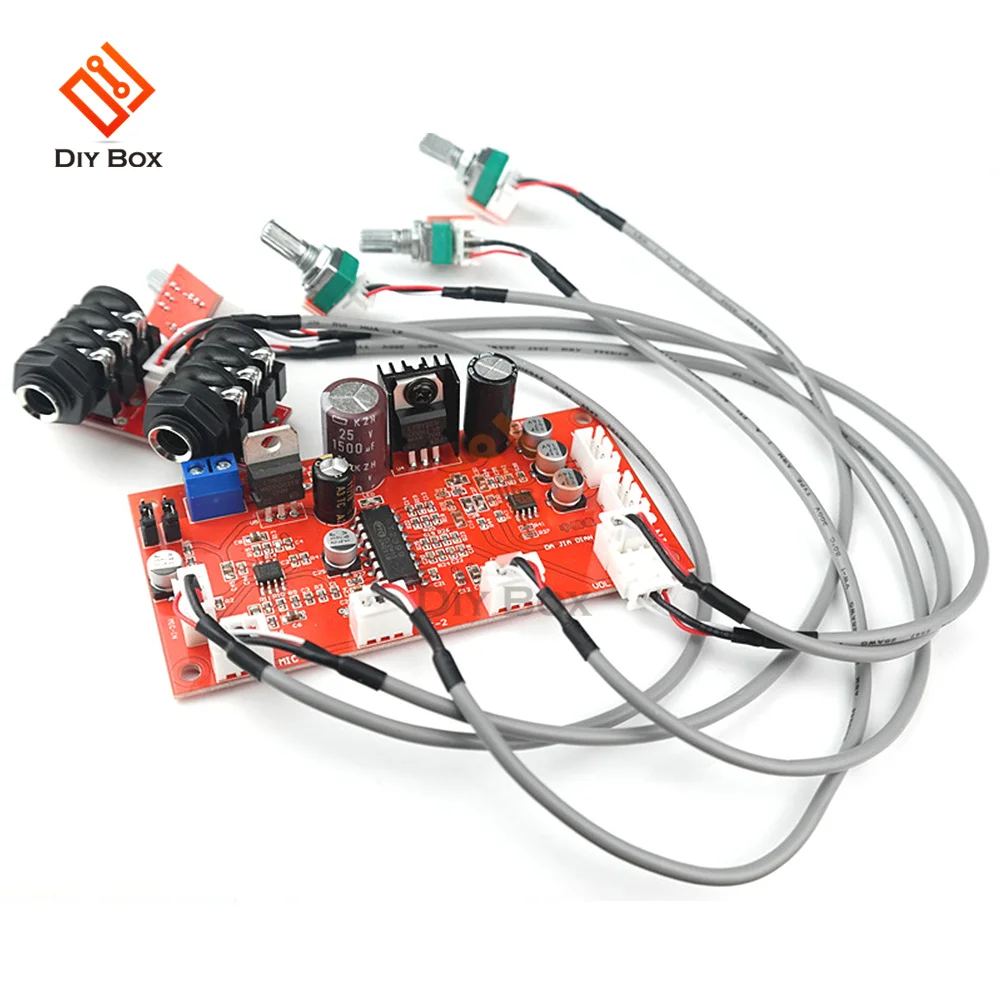 

Панель ревербератора для караоке PT2399, усилитель микрофона для домашнего кинотеатра, эффект модуля превышает NE5532 M65831