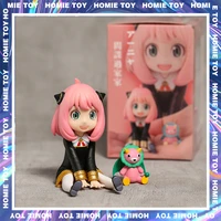anime spy x family yor anya forger figure model cute doll 14cm pvc action figure collection figurine kids birthday gifts