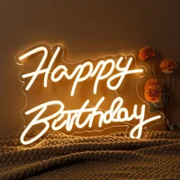 4331cm happy birthday led neon sign for bar pub club birthday party wall hanging neon lights