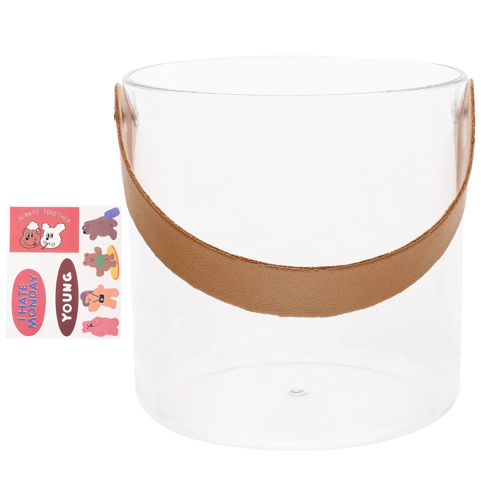 

Fruit Basket Home Storage Baskets Transparent Case Snack Holder Portable Bag Plastic Useful Organizing Handbag