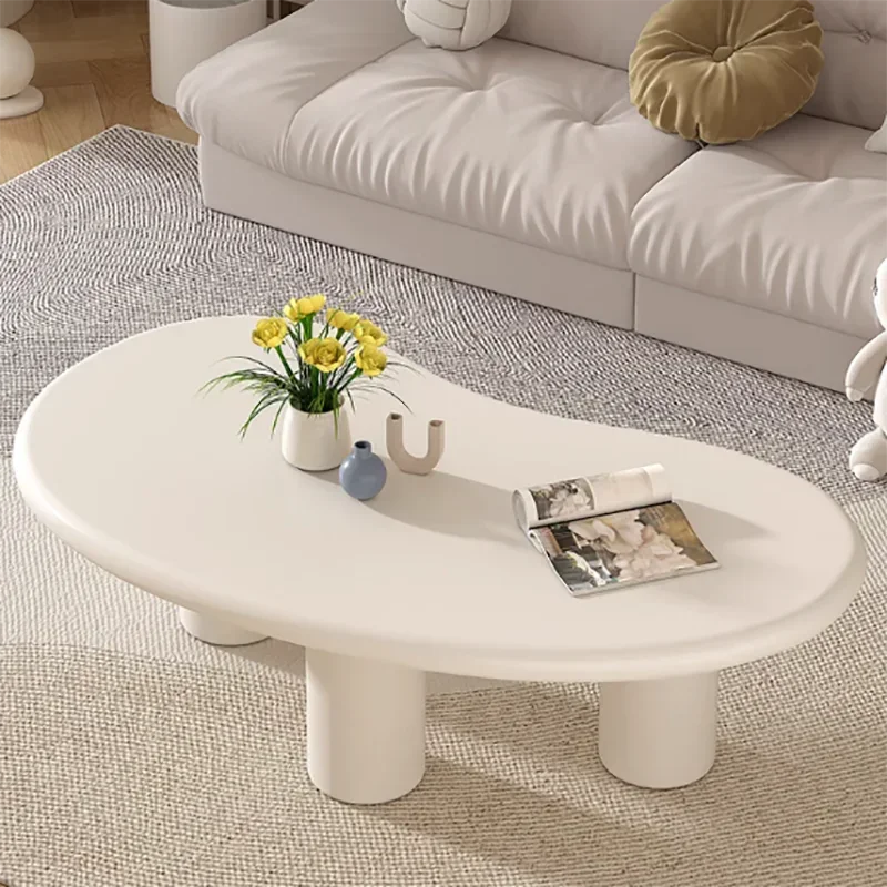 Нестандартная искусственная маленькая белая дизайнерская обеденная комната