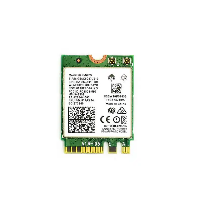 Microsnow Nvidia Jetson Nano/Orin сетевой двухдиапазонный WIFI Bluetooth 8265NGW 8265AC