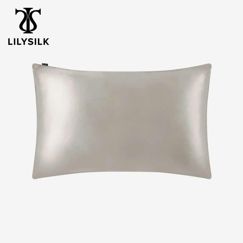 

LILYSILK 100% Silk Pillowcase Chinese Pure Natural Mulberry Hair Luxury 19 Momme Envelope Closure Pillow Free Shipping From US