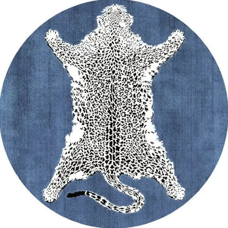 Современный роскошный круглый ковер украшение для спальни гостиной