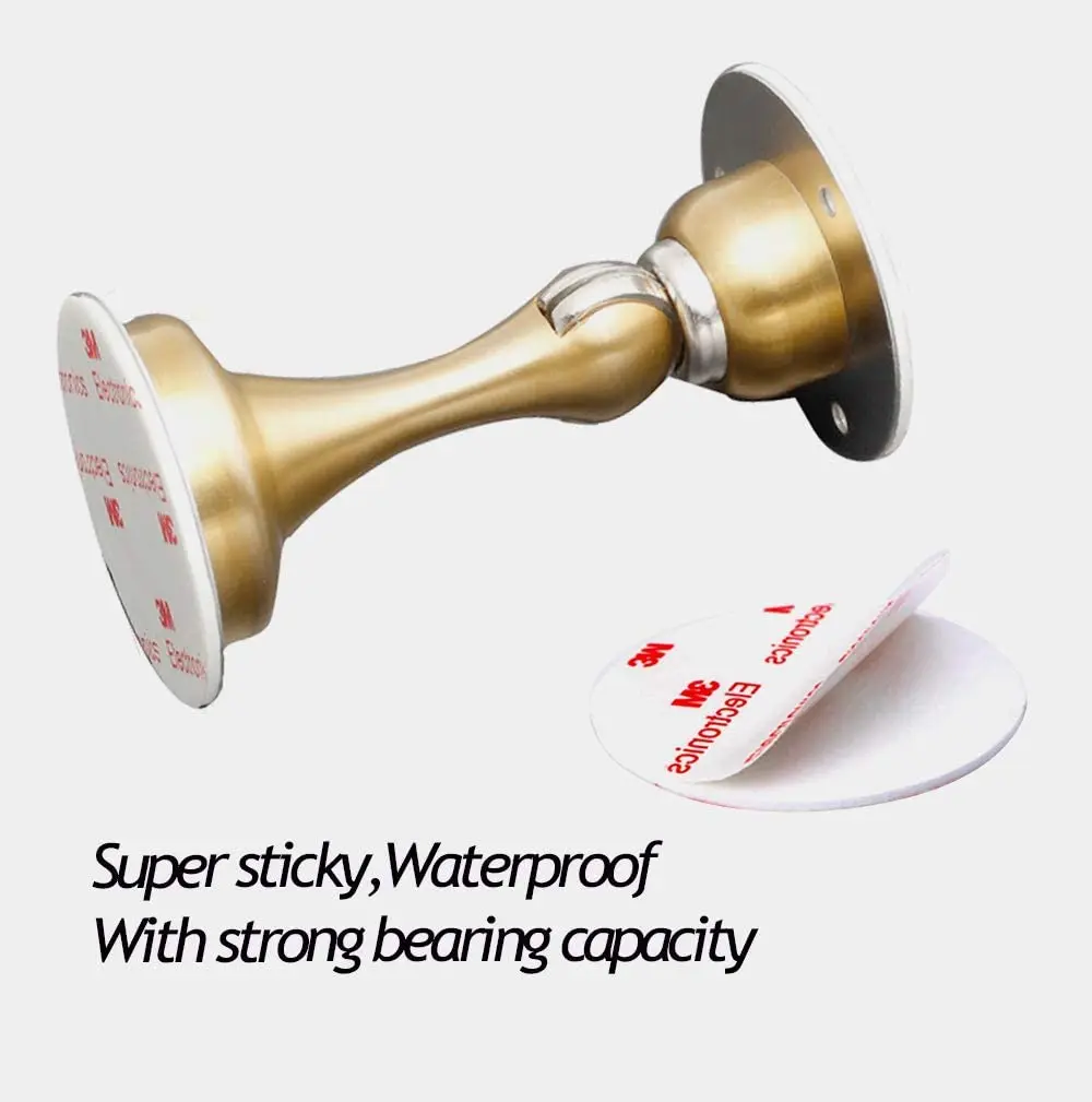 

Магнитная Двухсторонняя клейкая лента для двери, не нужно сверлить лучшую защиту для стен (золотистый), 1 шт., 2 шт., 4 шт. 문ااالي لي