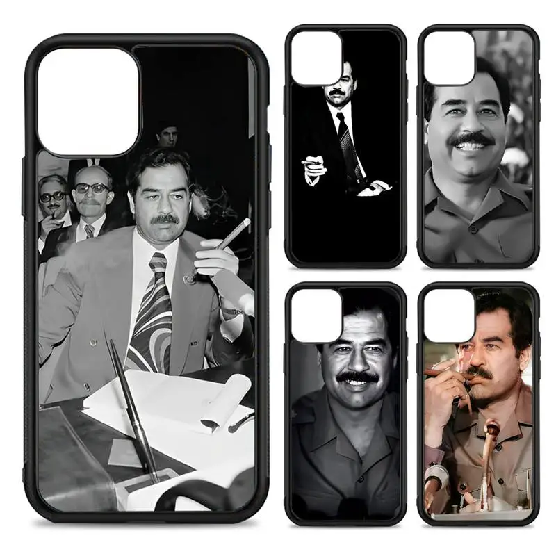 

Krajews Arabic Iraq Saddam Hussein Phone Case Silicone PC+TPU Case for iPhone 11 12 13 Pro Max 8 7 6 Plus X SE XR Hard Fundas
