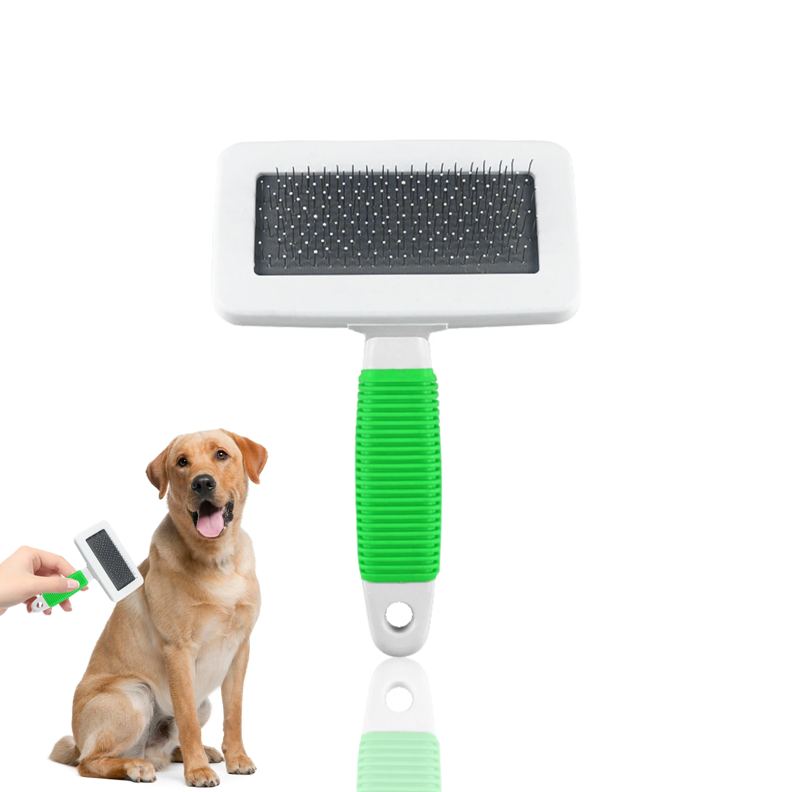 

Dog Hair Remover Brush Cat Dog Hair Grooming And Care Comb For Long Hair Dog Pet Hair Cleaning Bath Brush Dog Supplies