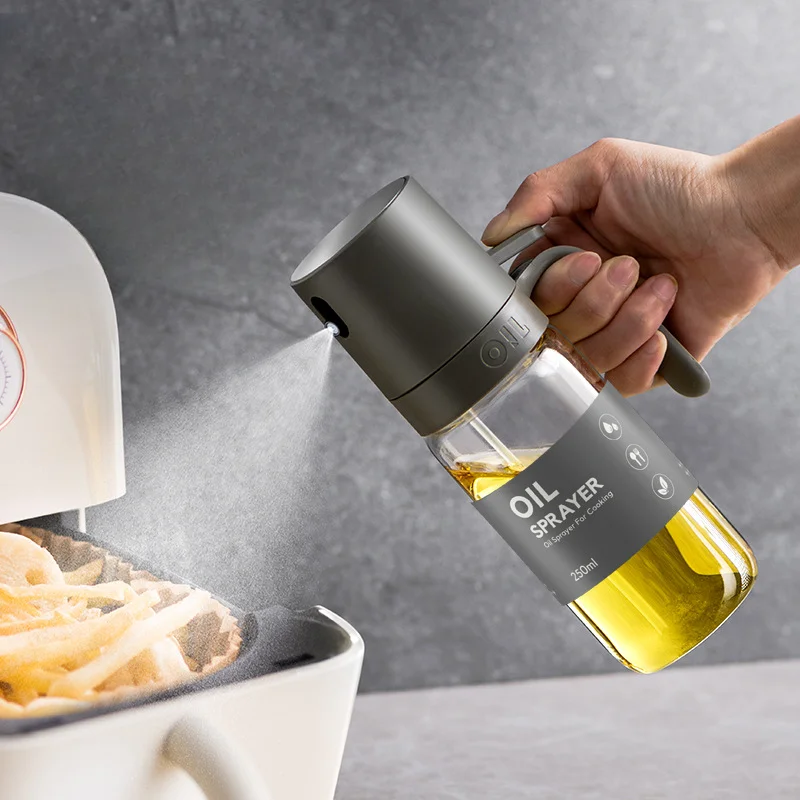 

Cooking Spray Sprayer Air Mister Oil For Oil Dispensers High Olive Salad 250ml Baking Fryer Oil Borosilicate Bottle Glass