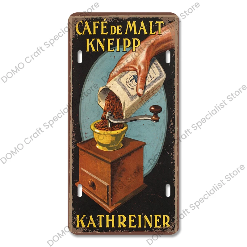 Винтажная металлическая табличка CQDM DECOR 