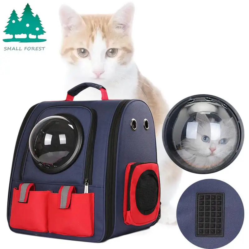 

Dog and Cat Backpack Pet Space Go Out Portable Bag Fashionable Breathable And Large Capacity