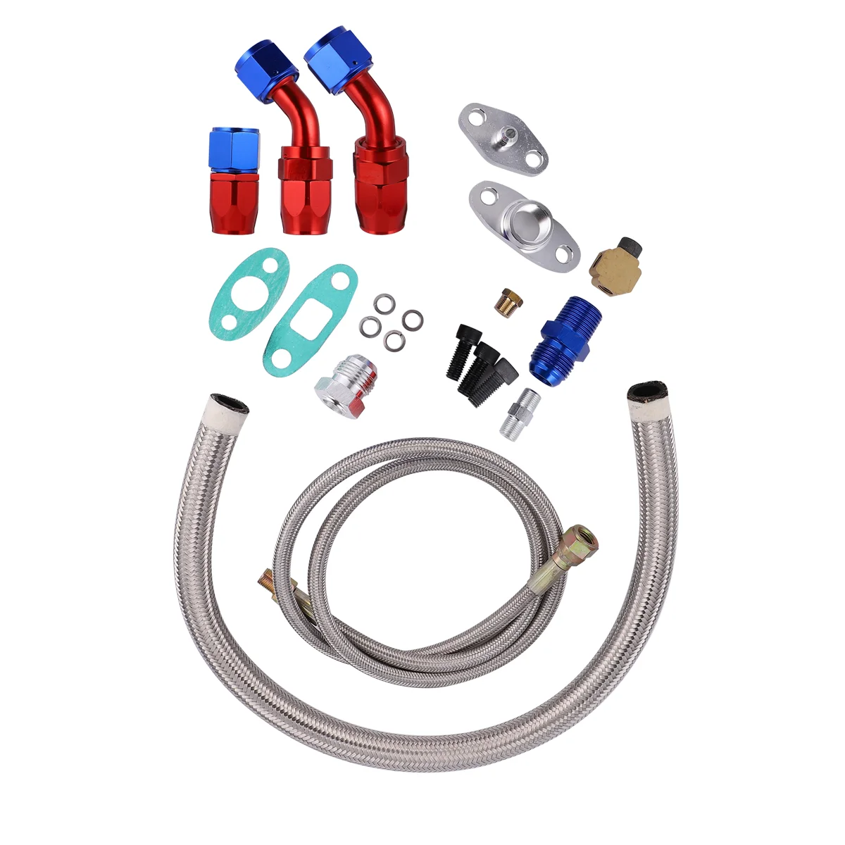 

Car Turbo Kit Oil Feed Line Auto Accessories Inlet Fitting Drain Turbocharger Tubing
