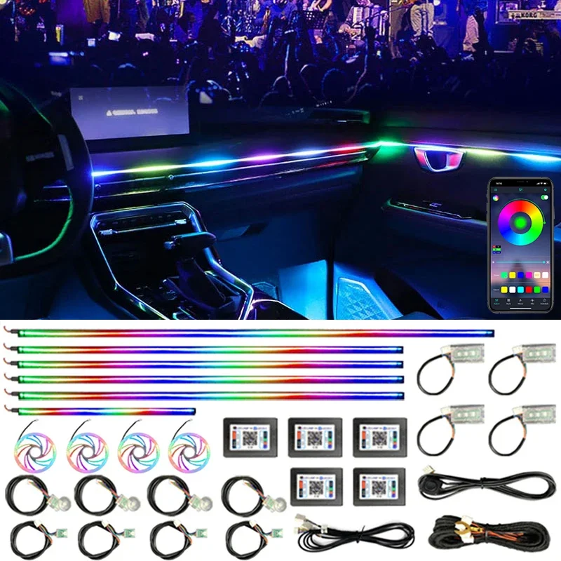 Стационарное украшение роскошное для дома 64 RGB разноцветное