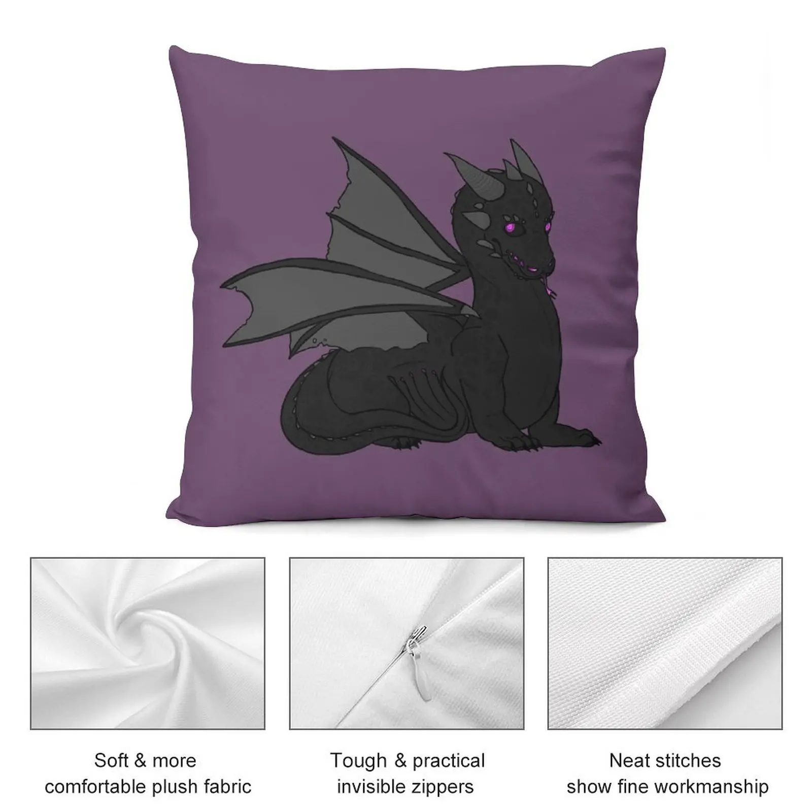 Эластичная декоративная подушка для дивана Ender Dragon