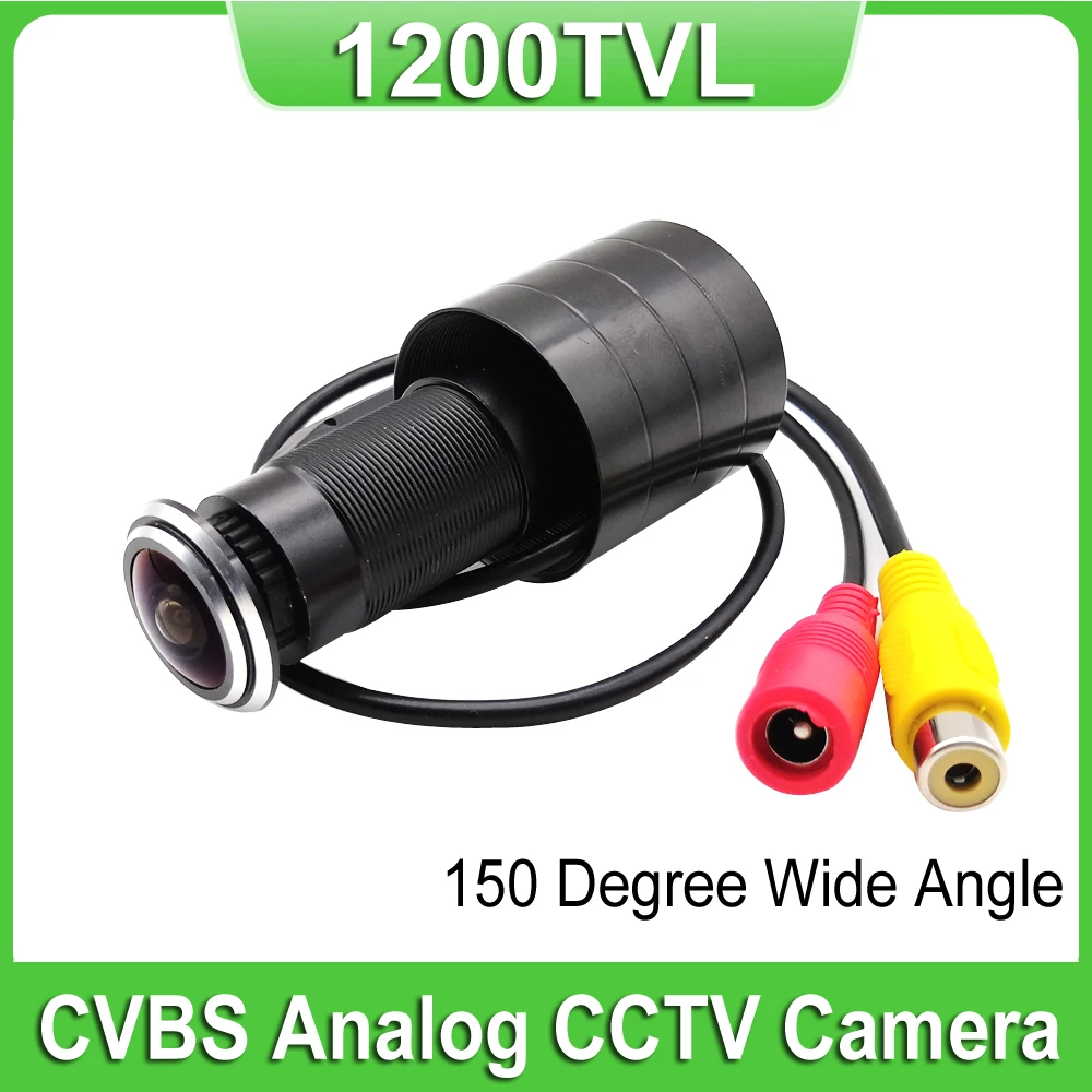 

NEOCoolcam 1200TVL CVBS Analog CCTV Camera Door Eye Hole Peephole Security Camera 150 Degree Wide Angle 1.8mm Fisheye Lens