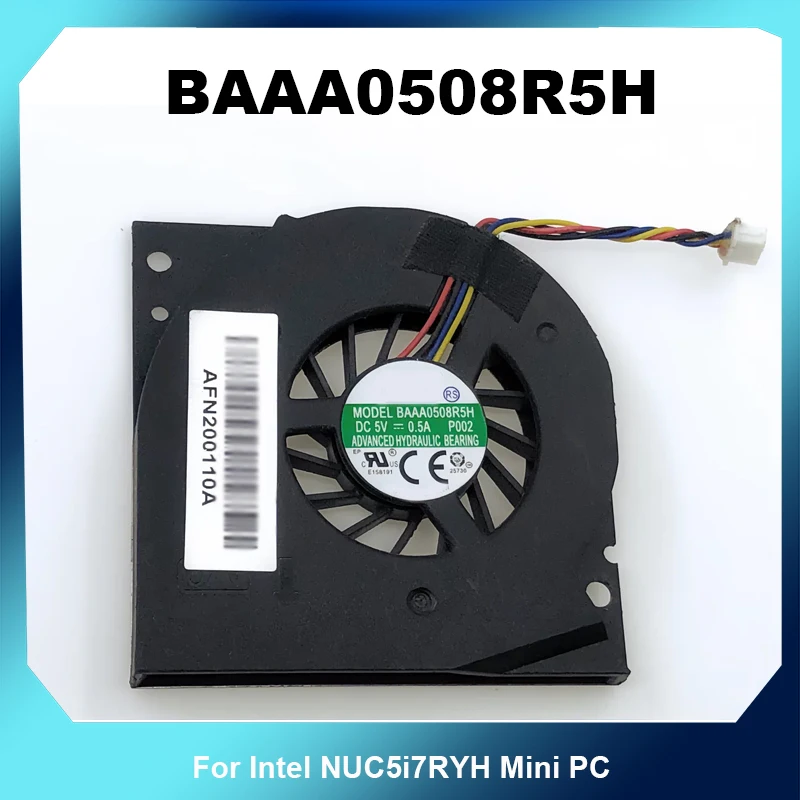 BAAA0508R5H P002 DC5V 0.5A 4-проводной PWM-вентилятор охлаждения для мини-ПК Intel NUC5i7RYH (art.: 3920dcff5a70d) - 3920dcff5a70d