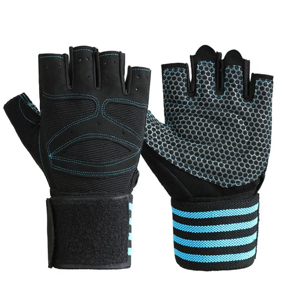 

Gloves Weight Exercises Half Finger Lifting Gloves Body Building Training Sport Gym Fitness Gloves For Men Women