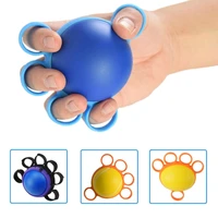 1 pack finger grip ball massage rehabilitation training elderly exercise golfer finger strength circle grip device