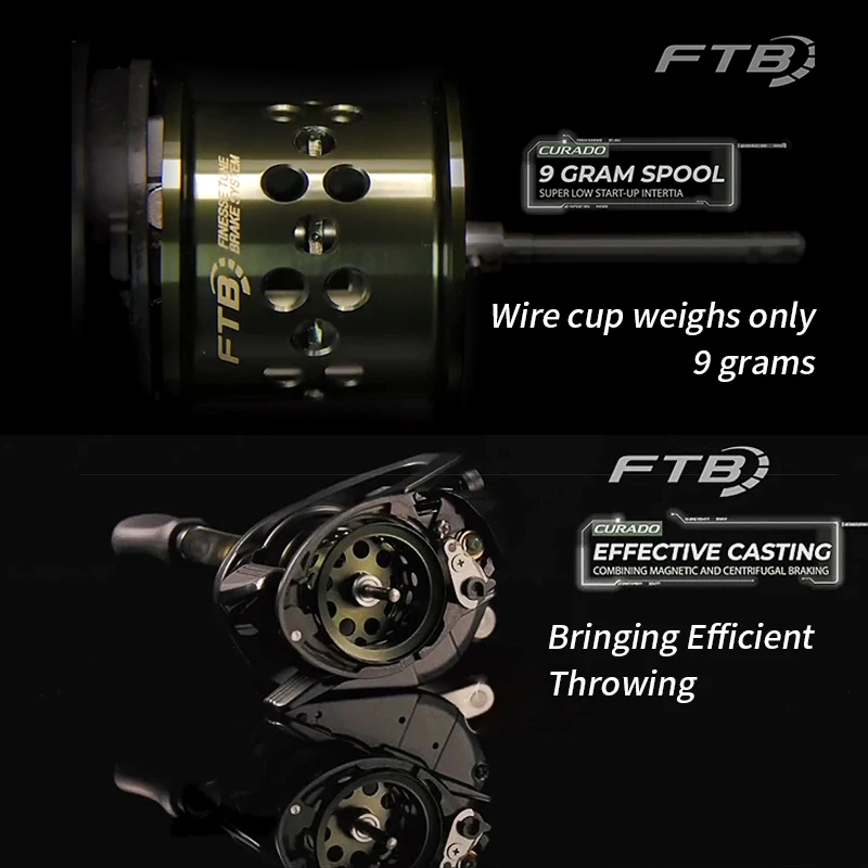 SHIMANO CURADO BFS Рыболовные катушки для приманки с мелкой шпулей микроводы капельный