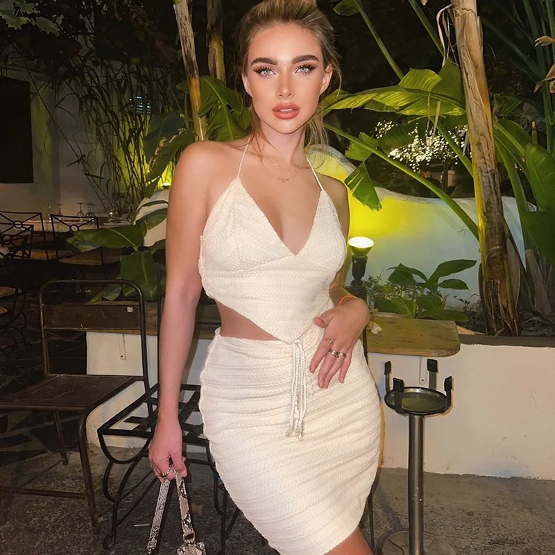 

Женский костюм-двойка в американском ретро-стиле, пикантный костюм без рукавов, с открытой спиной, на шнуровке, мини-платье и юбка, комплекты с юбкой, лето 2023