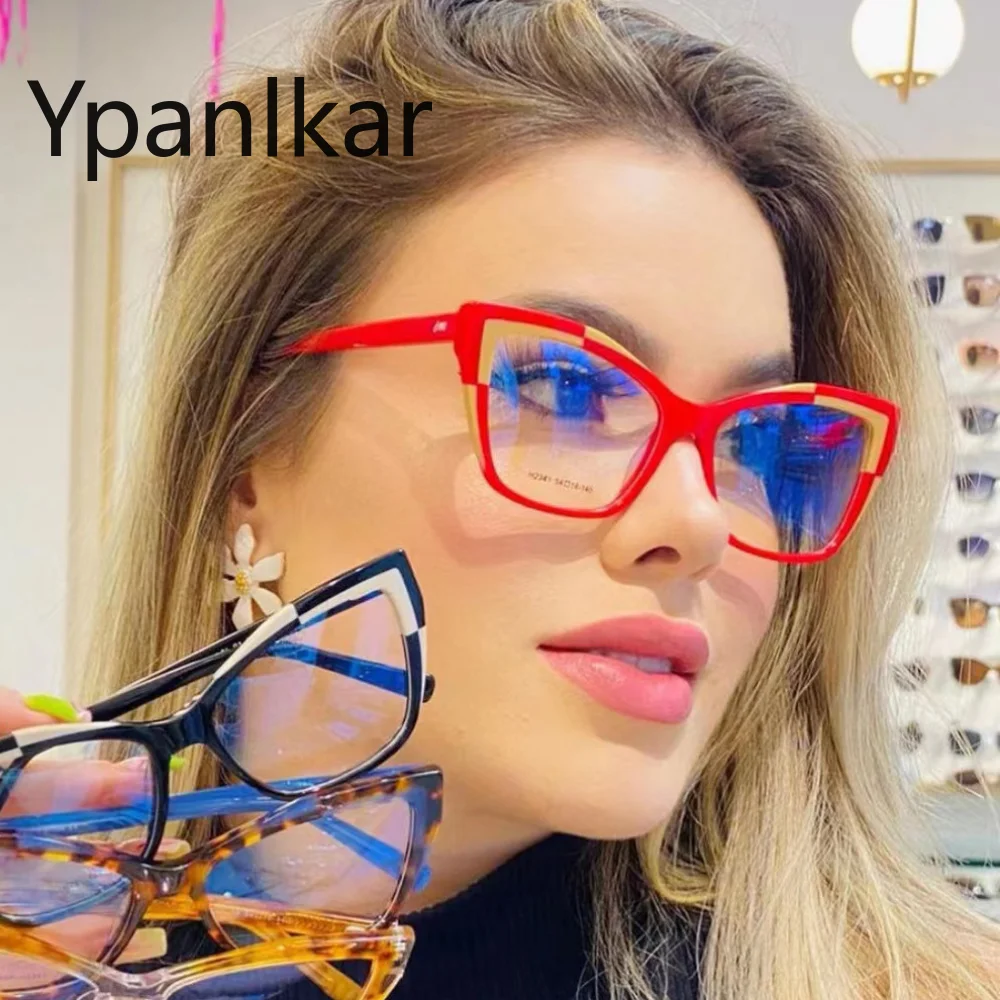 

Anti Blue Eyewear Transparent Computer Glasses Frame Women Blocking Glasses Optical Spectacle Eyeglass Clear Men