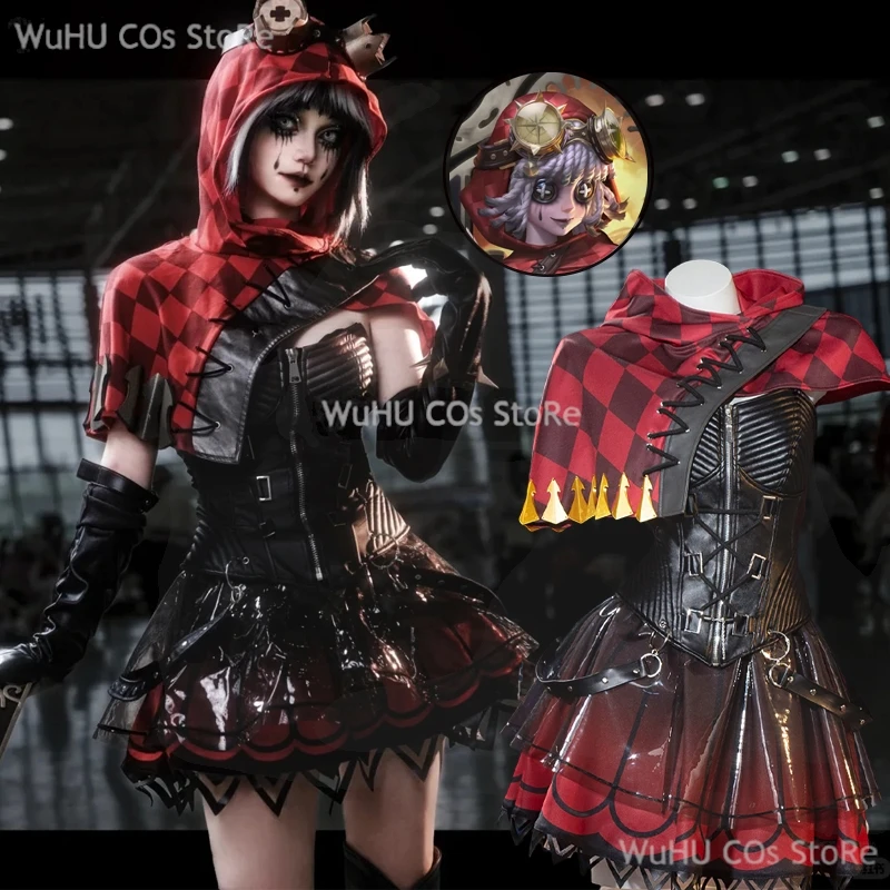 Костюм для косплея персонажа из игры V маленький красный костюм с капюшоном