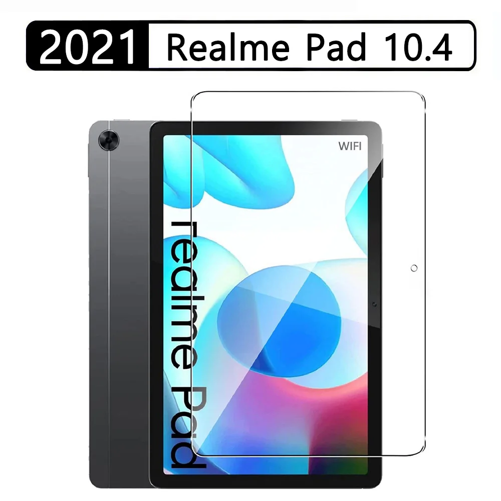 

（2 Packs）9HD Tempered Glass For OPPO Realme Pad 10.4 2021 360° Full Coverage Screen Protector