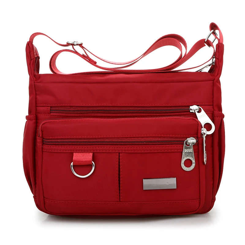 2022 Women Handbags Oxford Canvas Shoulder Messenger Bags Nylon Waterproof Zipper Crossbody Bags Purses Handbags Bolso Mujer