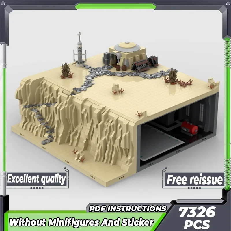 Модель звездных фильмов Moc строительные кирпичи военные секретные базовые