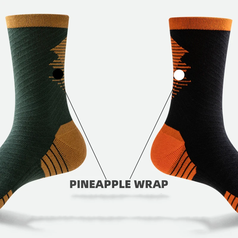 Basketball Ball Basketball Men Thicken Professional Elite Socks Middle Tube Practical Sweat Absorbent Non Slip Terry Sports