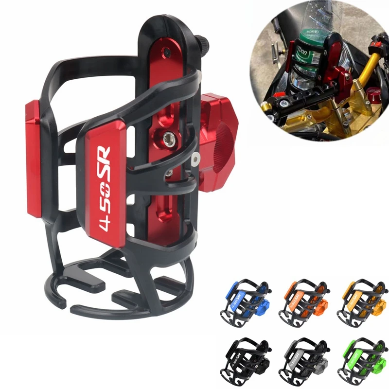

Motorcycle Accessories CNC Water Bottle Drink Cup Holder For 450SR 450 SR 2022-2023