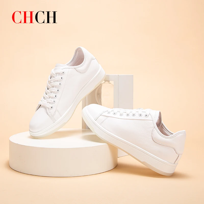 

CHCH Ladies Soft Bottom Flat Sneakers Early Autumn Not Tired Feet Casual Round Toe Women's Temperament Board Shoes