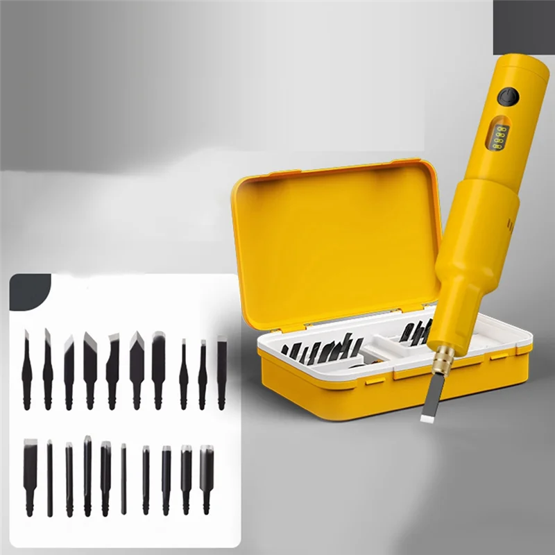 

A24F-40W Электрический набор ножей для резьбы, мебель, столярные изделия, нож для резьбы по корню, инструмент, скульптура, плотник, долото, дерево