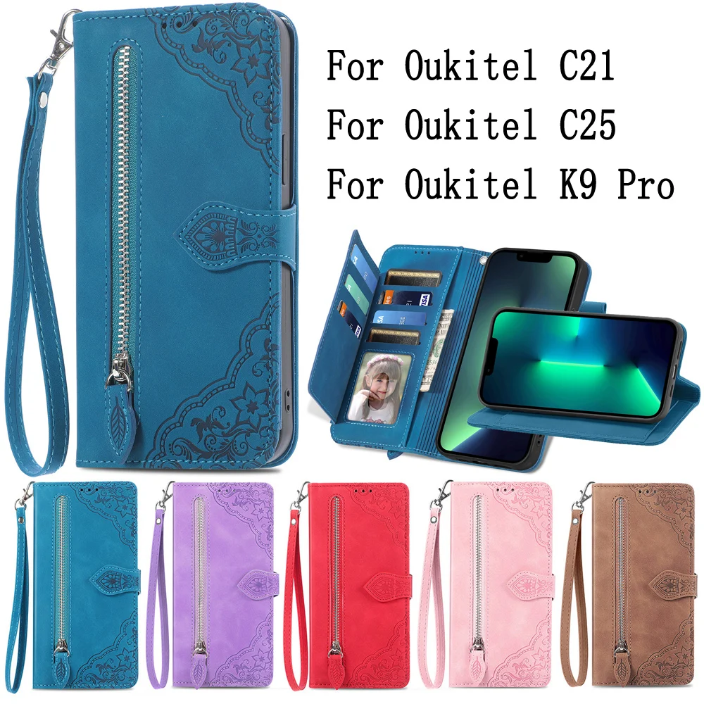 

Чехлы для мобильных телефонов Sunjolly для Oukitel C21 C25 K9 Pro, чехол-книжка для Oukitel C25, чехол