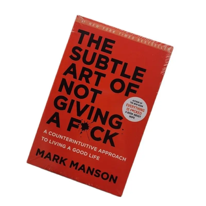 

The Subtle Art of Not Give a F * ck By Mark Manson HowTo Live, как вы хотите, Englsh Book