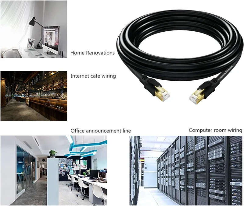 Ethernet-кабель FT CAT6 10 Гбит/с 1000 МГц Cat 6 RJ45 м 20 30 50