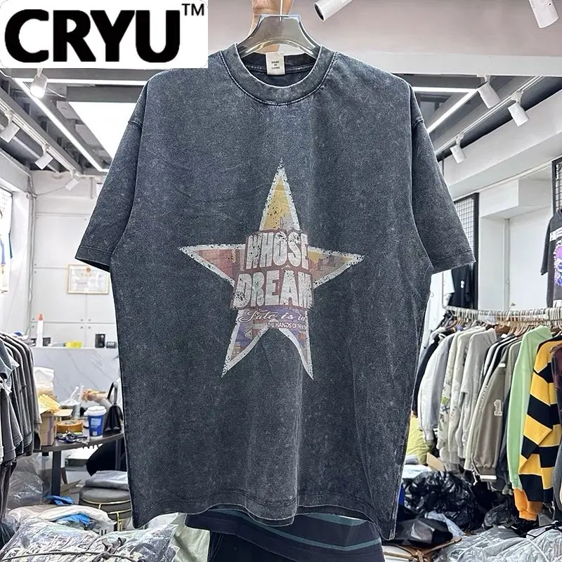 

CRYU Star print shirt