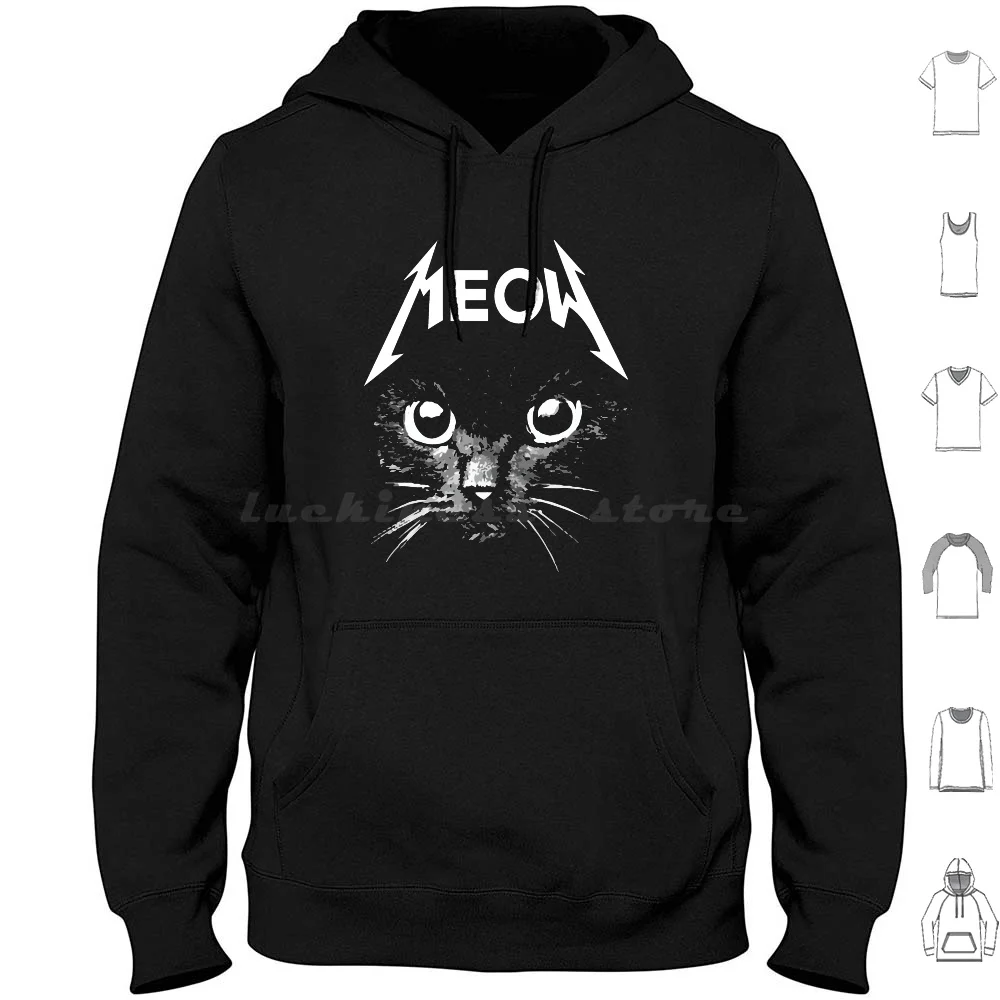

Meow Wars Cat Funny Gifts For Cat Hoodie cotton Long Sleeve Kitty Cute Cats Awesome Animal Cat Lovers Idea Meow Wars Cat