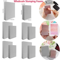 wholesale reusable stamping foam to create reverse stamped background blending foams for scrapbooking crafts cards front making