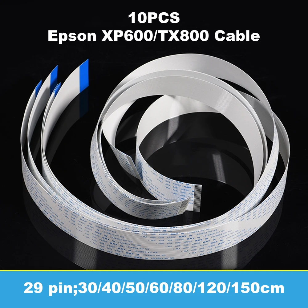 10 шт. XP600 TX800 кабель печатающей головки 29 контактов DX7 гибкие плоские кабели для