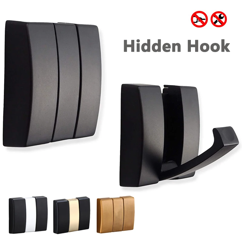 Крючки для пальто на стену прочный алюминиевый сверхпрочный скрывающий складной