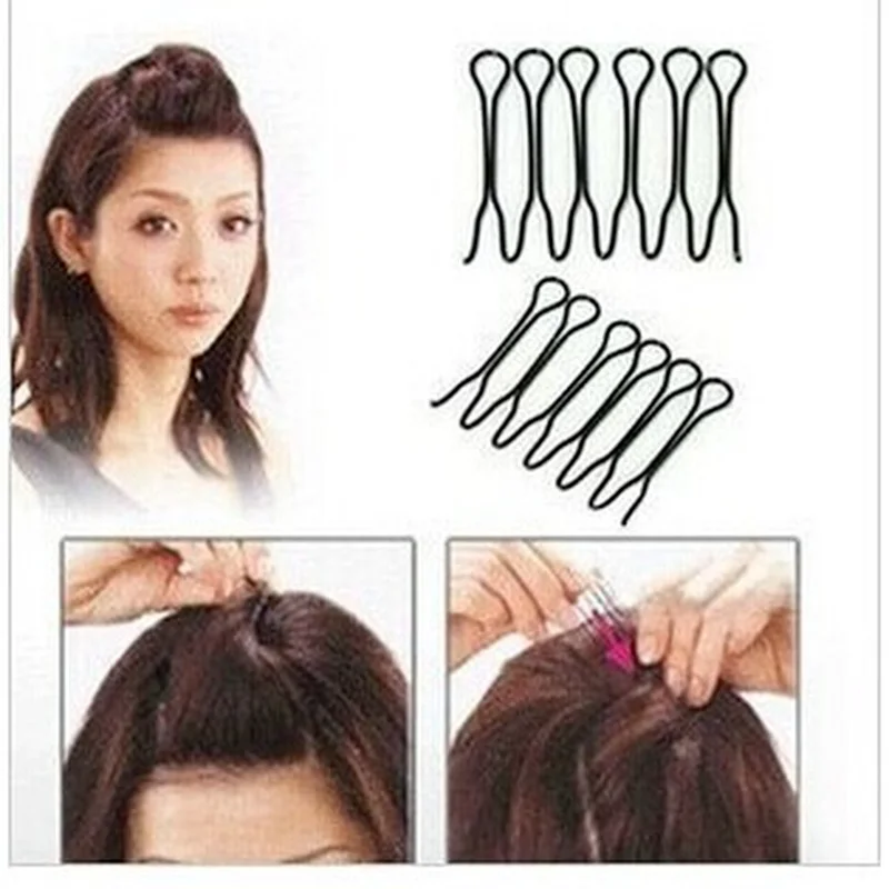 

Hair Finishing Clip invisible Comb Teeth For Extra Hair Hold Baby Women U Shape Hair Finishing Fixer Comb Fixed Combs