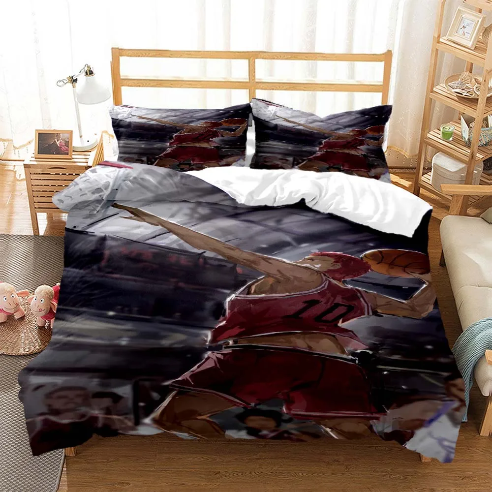 

Slam dunk Digital Print Polyester Bedding Sets Child Kids Covers Boys Bed Linen Set for Teens bedding set bed comforter set